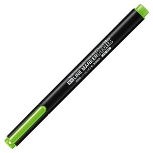 （まとめ） コクヨ蛍光OAマーカー（再生樹脂・シングル） プリフィクス 中字 緑 PM-L102G 1セット（10本） 【×5セット】