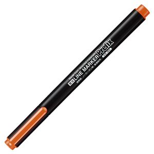 （まとめ） コクヨ蛍光OAマーカー（再生樹脂・シングル） プリフィクス 中字 橙 PM-L102YR 1セット（10本） 【×5セット】