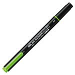 （まとめ） コクヨ蛍光OAマーカー（再生樹脂・ツイン） プリフィクス 中字+細字 緑 PM-L202G 1セット（10本） 【×5セット】