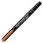 （まとめ） コクヨ蛍光OAマーカー（再生樹脂・ツイン） プリフィクス 中字+細字 橙 PM-L202YR 1セット（10本） 【×5セット】