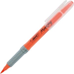（まとめ） BIC マーキングハイライターフレックスオレンジ MGHLFLORG 1本 【×50セット】