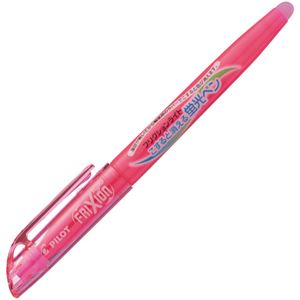 （まとめ） パイロット 蛍光ペン フリクションライトピンク SFL-10SL-P 1セット（10本） 【×5セット】