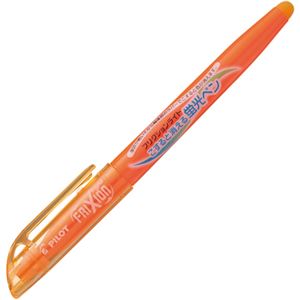 （まとめ） パイロット 蛍光ペン フリクションライトオレンジ SFL-10SL-O 1セット（10本） 【×5セット】