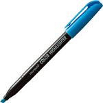 （まとめ） モナミ 蛍光ペン COLORHIGHLIGHTER シングルタイプ 水色 20106 1本 【×100セット】