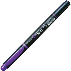 （まとめ） トンボ鉛筆 蛍コート ツインタイプむらさき WA-TC97 1本 【×50セット】