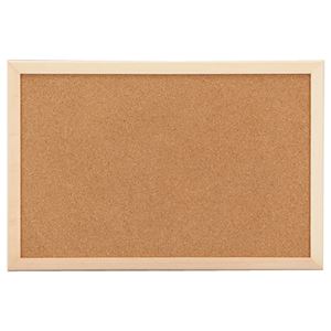 TANOSEE 両面コルクボードSサイズ W450×H300×D15mm 1セット（10枚）
