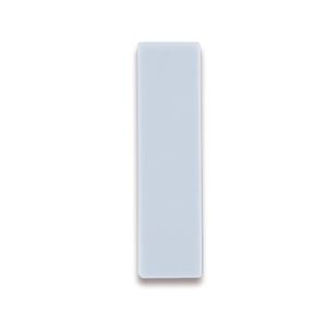 （まとめ） ライオン事務器 人名プレート裏面マグネット付 W22×H82×D5mm 灰 No.10 1パック（10枚） 【×5セット】