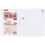 （まとめ） ジャパックス LD規格袋 500シリーズ10号 180×270mm 厚口タイプ L510 1パック（50枚） 【×30セット】