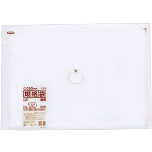 （まとめ） ジャパックス LD規格袋 500シリーズ19号 400×550mm 厚口タイプ L519 1パック（50枚） 【×5セット】