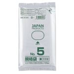 （まとめ） クラフトマン 規格袋 5号ヨコ100×タテ190×厚み0.03mm HKT-T005 1パック（100枚） 【×50セット】