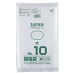 （まとめ） クラフトマン 規格袋 10号ヨコ180×タテ270×厚み0.03mm HKT-T010 1セット（1000枚：100枚×10パック） 【×5セット】
