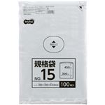 （まとめ） TANOSEE 規格袋 15号0.02×300×450mm 1セット（1000枚：100枚×10パック） 【×3セット】