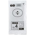（まとめ） TANOSEE 規格袋 4号0.02×90×170mm 1セット（3000枚：100枚×30パック） 【×5セット】