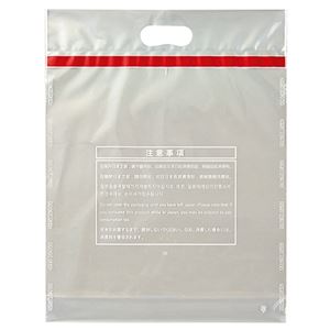 （まとめ） 王子アドバ 免税対象品用ポリ袋手提げタイプ Mサイズ OJ-MPT-M 1パック（100枚） 【×3セット】