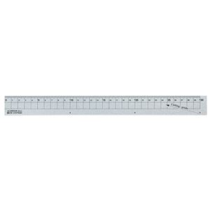 （まとめ） クツワ アルミ定規 30cm シルバーXS30SV 1個 【×10セット】