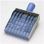 シヤチハタ 回転ゴム印 エルゴグリップ欧文8連 特大号 ゴシック体 CF-8LG 1個