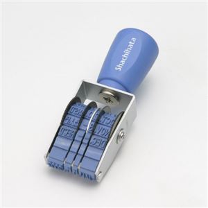 （まとめ） シヤチハタ 回転ゴム印 エルゴグリップ西暦日付 3号 ゴシック体 CAD-3G 1個 【×3セット】