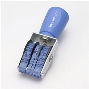 （まとめ） シヤチハタ 回転ゴム印 エルゴグリップ西暦日付 4号 ゴシック体 CAD-4G 1個 【×3セット】