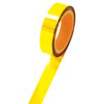 （まとめ） ササガワ メッキテープ幅25mm×長さ50m 金 40-4483 1巻 【×5セット】