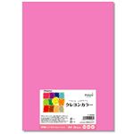 （まとめ） 長門屋商店 いろいろ色画用紙クレヨンカラー A4 こいもも ナ-CR008 1パック（20枚） 【×10セット】