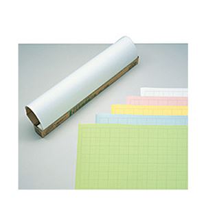 （まとめ） マルアイ マス目模造紙（プルタイプ）788×1085mm ピンク マ-21P 1ケース（20枚） 【×5セット】