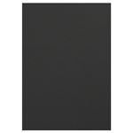 （まとめ） TANOSEE 色画用紙 四つ切こいくろ 1パック（10枚） 【×30セット】