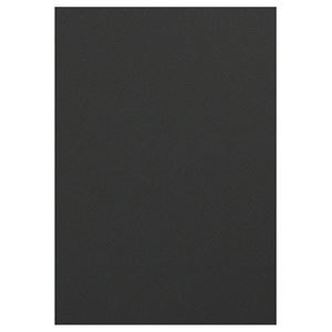 （まとめ） TANOSEE 色画用紙 八つ切こいくろ 1パック（10枚） 【×30セット】