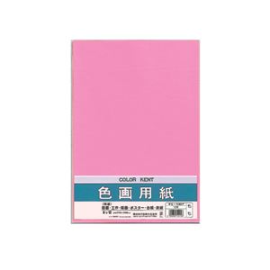 （まとめ） マルアイ 色画用紙 八ツ切 ももPエ-N83P 1パック（10枚） 【×30セット】