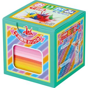 （まとめ） トーヨー 千羽鶴用 おりがみ 7×7cm22色 002003 1個（1002枚） 【×5セット】