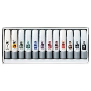 （まとめ） ぺんてる ファブリックファン布描きえのぐ 日本の伝統色 12色 FFWE-12W 1セット 【×3セット】