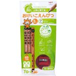 （まとめ） トンボ鉛筆 Yo-i おけいこ鉛筆セット6B （鉛筆3本、鉛筆削り1個） MY-PBE-6B 1セット 【×10セット】