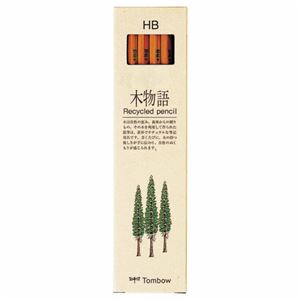 （まとめ） トンボ鉛筆 エコ鉛筆木物語 HBLA-KEAHB 1ダース（12本） 【×10セット】