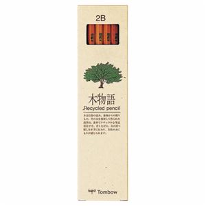 （まとめ） トンボ鉛筆 エコ鉛筆木物語 2BLA-KEA2B 1ダース（12本） 【×10セット】