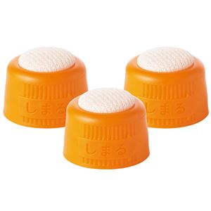 （まとめ） TANOSEE 液状のり交換スポンジキャップ 1パック（3個） 【×50セット】