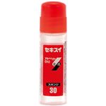 （まとめ） 積水樹脂 アドヘヤのり 30mlJ-30 1本 【×50セット】