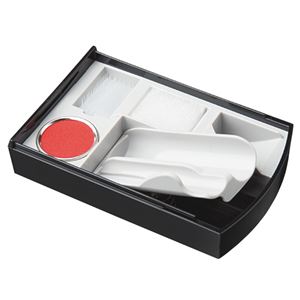（まとめ） シヤチハタ シクオス デュオ ブラックCPM-A1／H 1個 【×5セット】