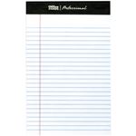 （まとめ） オフィスデポ リーガルパッドジュニアサイズ ホワイト 50枚 149422 1パック（8冊） 【×5セット】