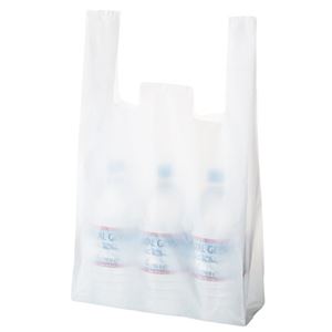TANOSEE 乳白レジ袋 45号ヨコ300×タテ530×マチ幅140mm 1セット（1000枚：100枚×10パック）