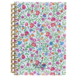 （まとめ） リヒトラブ FLOWER IMAGEツイストノート A6 B罫 赤 30枚 D1171-3 1冊 【×10セット】
