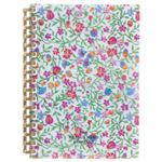 （まとめ） リヒトラブ FLOWER IMAGEツイストノート A6 B罫 赤 30枚 D1171-3 1冊 【×10セット】