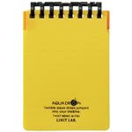 （まとめ） リヒトラブ AQUA DROPsツイストメモ 76×115mm B罫 イエローオーカー 70枚 N-1761-5 1冊 【×30セット】