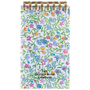 （まとめ） リヒトラブ FLOWER IMAGEツイストノート メモサイズ 5mm方眼罫 青 40枚 D1170-8 1冊 【×30セット】