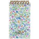 （まとめ） リヒトラブ FLOWER IMAGEツイストノート メモサイズ 5mm方眼罫 青 40枚 D1170-8 1冊 【×30セット】