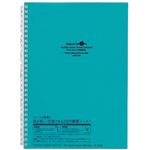 （まとめ） リヒトラブ AQUA DROPsツイストノート セミB5 B罫 青緑 30枚 N-1608-28 1冊 【×30セット】