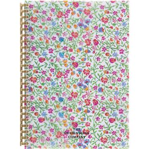（まとめ） リヒトラブ FLOWER IMAGEツイストノート A5 B罫 赤 30枚 D1172-3 1冊 【×10セット】