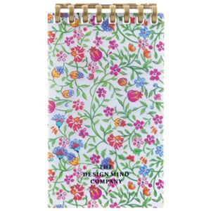 （まとめ） リヒトラブ FLOWER IMAGEツイストノート メモサイズ 5mm方眼罫 赤 40枚 D1170-3 1冊 【×30セット】
