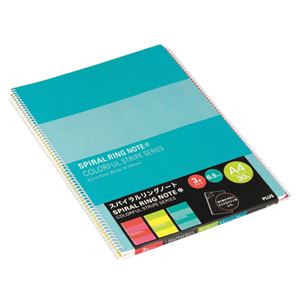 （まとめ） プラス リングノート スパイラルリングA4 RS-230-3P 1パック（3冊） 【×10セット】