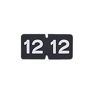 （まとめ） リヒトラブ カラー月ラベルMロールタイプ 「12」 HK781R-12 1箱（300片） 【×5セット】