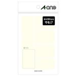 （まとめ） エーワン 透明保護ラベル 06011用30×47mm 08369 1パック（56片：7片×8シート） 【×30セット】