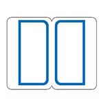 （まとめ） ライオン事務器 インデックスラベル 小18×25mm 青枠 BS3 1パック（352片：16片×22シート） 【×30セット】